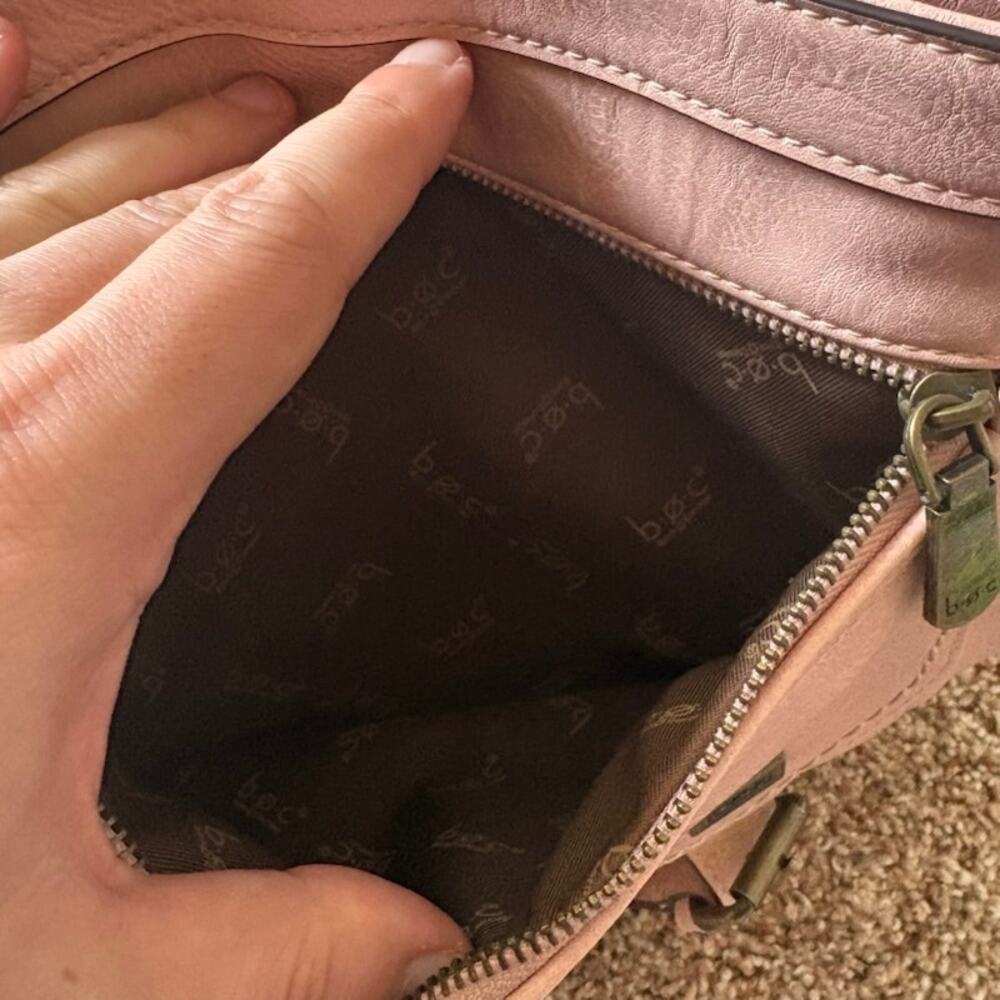 Born Concept Pink Crossbody Bag Faux Leather B.O.C. - Picture 4 of 11